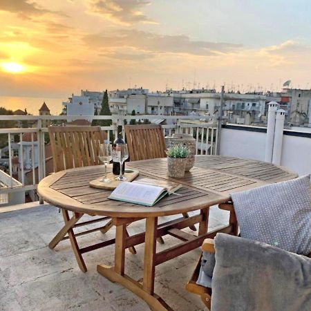 Sea View Sunset Penthouse Apartman Szaloniki Kültér fotó