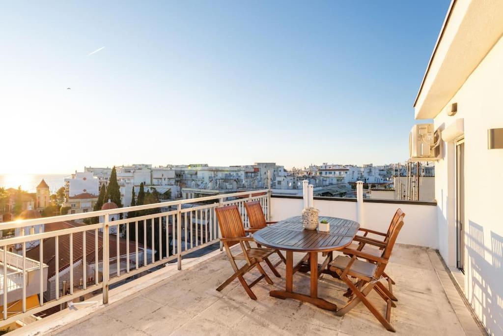 Sea View Sunset Penthouse Apartman Szaloniki Kültér fotó