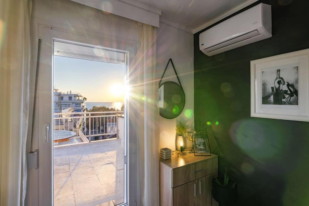 Sea View Sunset Penthouse Apartman Szaloniki Kültér fotó